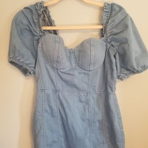 Denim dress